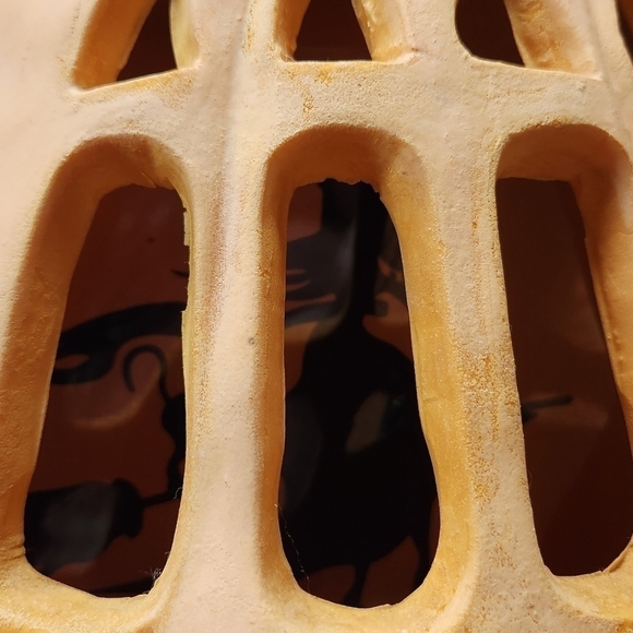 Y2K Light Up Jack-o-lantern Witch Foam Blow Mold Pumpkin - Picture 6 of 7